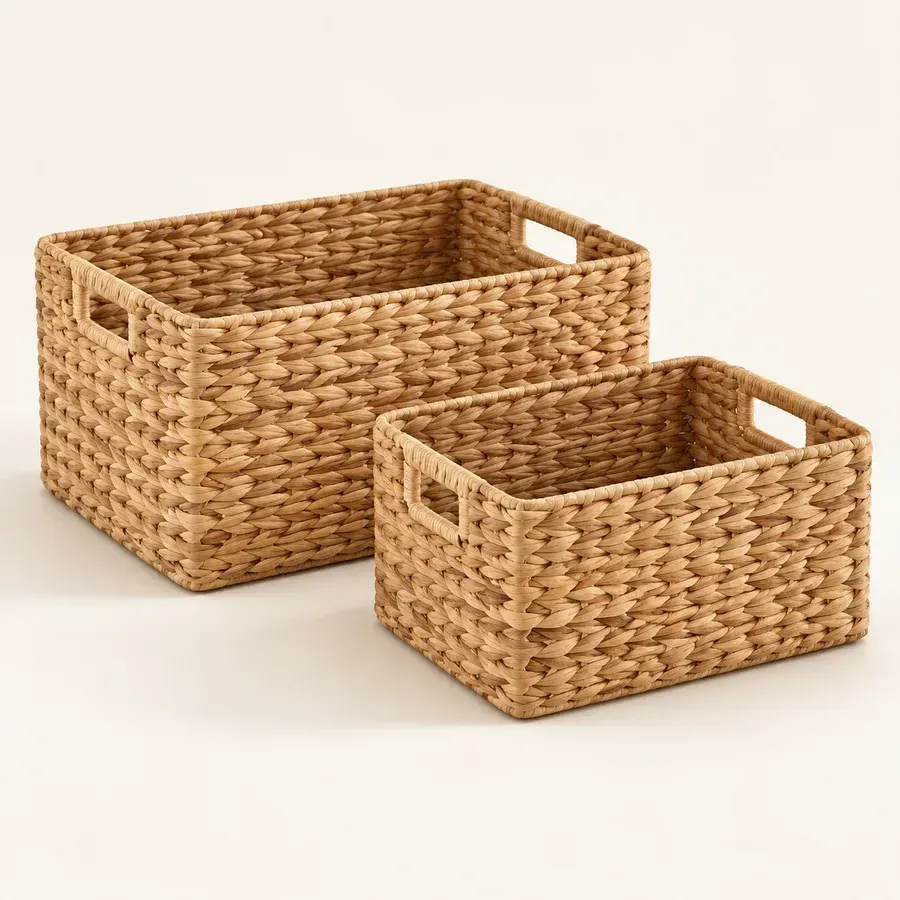 Woven Storage Baskets - Set of 2 (Demo)